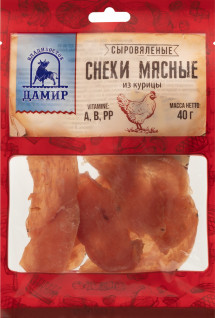 Снеки сыровяленые из мяса птицы